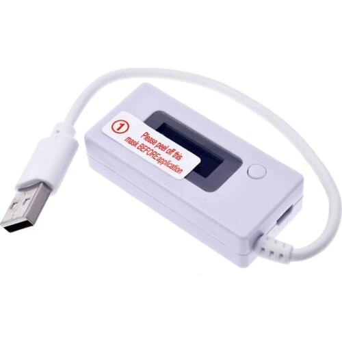 LCD USB Detector Voltmeter Ammeter Mobile Power Charger Capacity Tester Meter Voltage Current Charging Monitor 3V-7V DC 3-7V