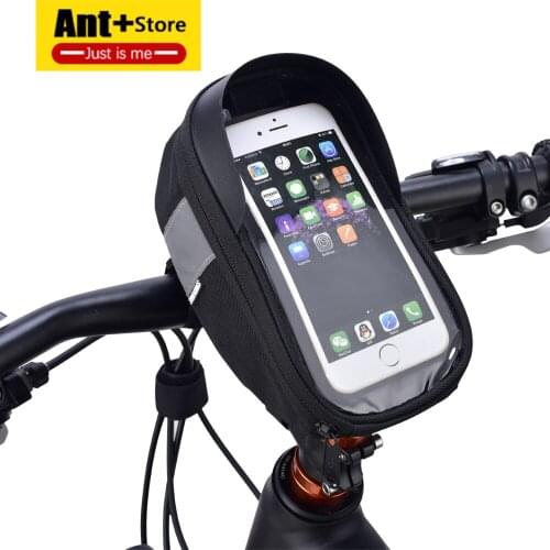 Bicycle Head Bag Tube Handlebar Cycling Cell Mobile Bike Accessories Phone Bag Case Holder Case Pannier For 6.5in Phone