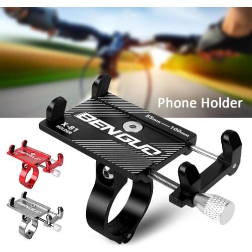 Bicycle Phone Holder Universal Bike Motorcycle Handlebar Clip Stand Mount Cell Phone Holder Bracket Support