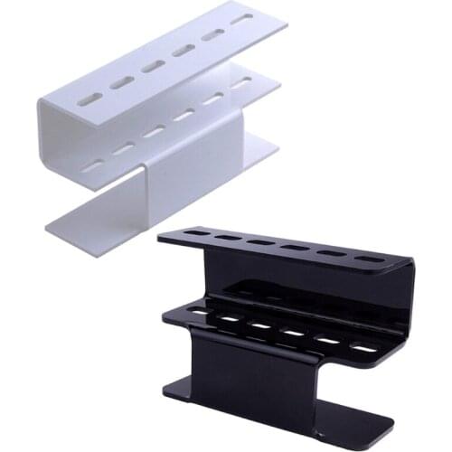 Eyelash Tweezers Storage Rack 6 Holes Acrylic Eyelash Extension Tools Organizer Holder Stand Nail Tattoo Beauty Tools Shelf K0AB