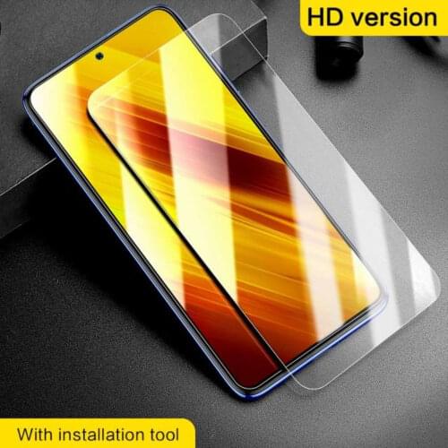 SmartDevil Tempered Glass For Xiaomi POCO X3 Pro / X3 NFC Screen Protector For POCO M3 Pro HD Non-full Cover Clear