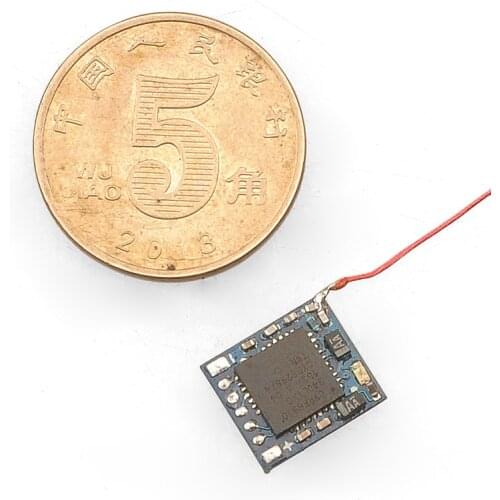 0.28g 2.4G 5CH DS/M2 PWM PPM Nano Receiver 9.5X10.5X2.5mm for RC Spektrum JR Walkera DEVO10 DEVO7E Radio Transmitters