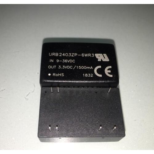 1PCS/lot URB2403ZP-6WR3 URB2403 New Original DIP Input: 9-36V Output: 3.3V 1.35A DC-DC 1.5KV Voltage Iso