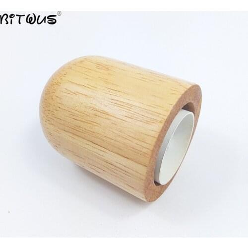 10pcs/lot wood lamp base E27 socket Chandelier lights Hanging wood holder led pendant lamp wood DIY ceiling lighting accessories