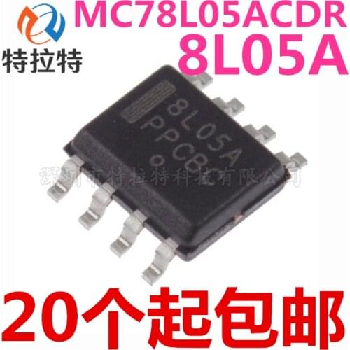 10pcs/lot MC78L05ACDR2G SOP-8 8L05A BL05A SOP8 MC78L05ACD SOP MC78L05 78L05A