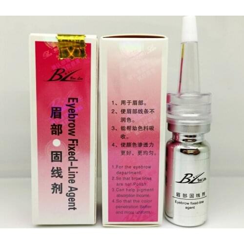 2pcs BL eyebrow fixed-line agent tattoo colors supplies permanent Makeup Eyebrow 5ml
