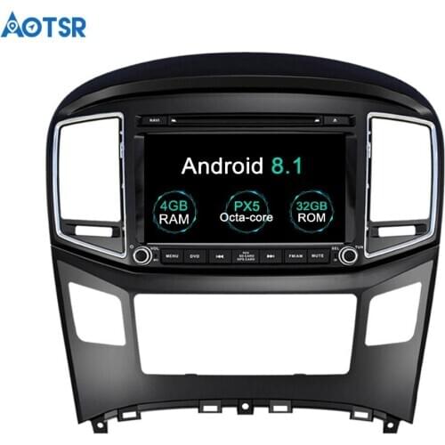 Aotsr Android 8.1 GPS navigation Car DVD Player For Hyundai H1 Grand 2016 2017 multimedia 2 din radio recorder 4GB+32GB 2GB+16GB
