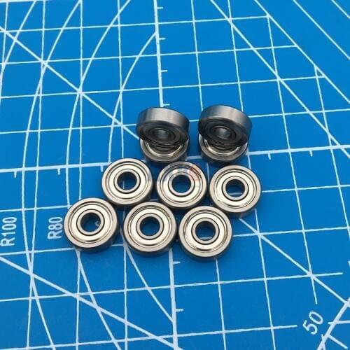 AXK Rushed Top Fashion 10pcs High Quality Abec3 Z2v1 Sus440c stainless Steel Deep Groove Ball Bearings S604zz 4*12*4 Mm 4x12x4mm