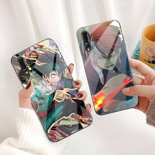 My Hero Academia Dabi Phone Case Tempered Glass For Huawei P30 P20 P10 lite honor 7A 8X 9 10 mate 20 Pro