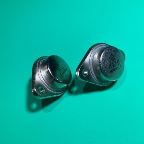 1pairs of 2SK176 2SJ56 TO-3 K176 J56 Silicon N-Channel MOS FET CAN 2SK176/2SJ56 K176/J56