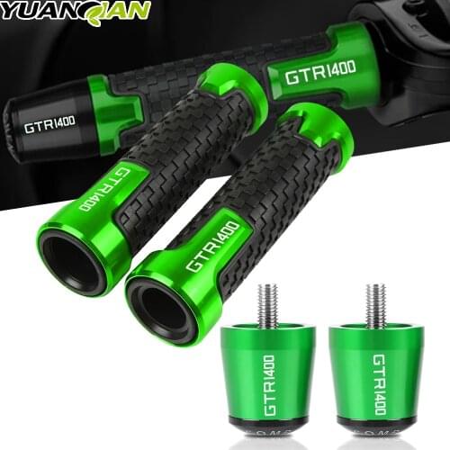 7/8'' 22MM Motorcycle Accessories handlebar grips handles bar grip ends cap plug For KAWASAKI GTR1400 GTR 1400 2018 2019 2020 21