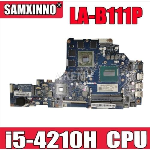 New and Original laptop For Lenovo Y50-70 W8P I5-4210H CPU motherboard mainboard ZIVY2 LA-B111P N15P-GX-A2 GTX860M 5B20G84765