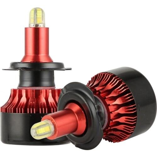 LED Head Lamp Headlight 360-degree Light-emitting 2pcs Super Car Part H7 Beam Bulbs H7 6500K Far And Near Led G7 Four-sided