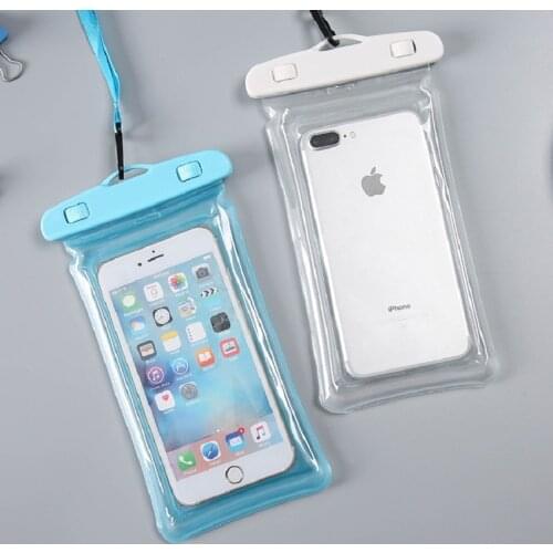 Fit For iPhone 12 11 Pro Max Xs Xr 8 7 Samsung Universal Airbag Mobile Phone Waterproof Bag High Quality PVC Phone Pouch