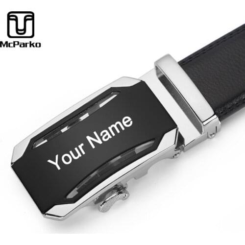 Personal Customize Name Belt Men 2021 Leather Belts For Men New Fashion Laser Engrave Logo Initails Waist Straps Automatic Belt