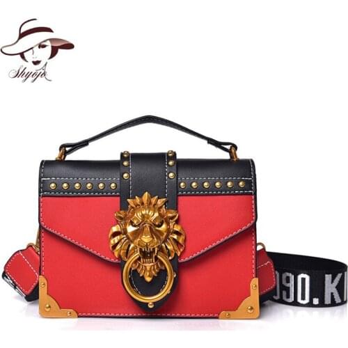 Luxury Fashion Women Messenger Bags Rivet Shoulder Bag High Quality Girls Party Evening Tote Small Oblique Cross Package Clutch
