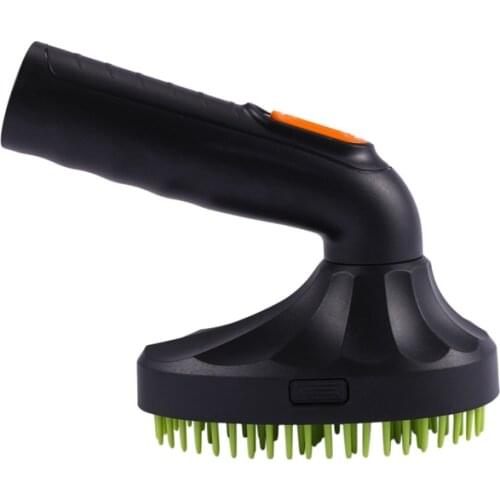 Pet Grooming Brush Loose Puppy Hair Cat Dog Fur Vacuum Cleaner Nozzle Cleaning Black + Green Retail