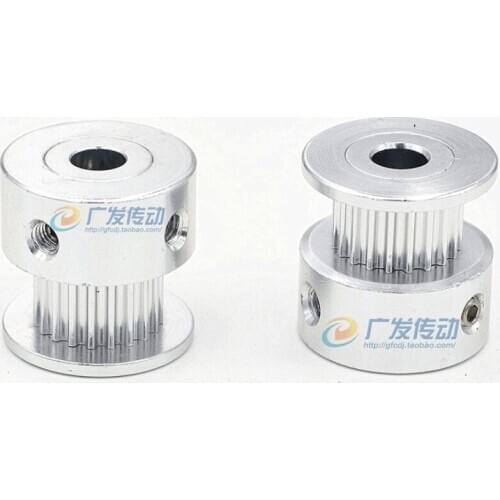 10pcs 2GT Timing Pulleys 20 teeth Bore 6.35mm Timing Pulley fit width 6mm of 2GT Belt 3D Printer