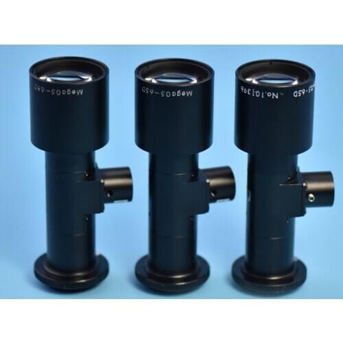 Used original MORITEX Mega 05-65D high resolution large aperture telecentric lens 0.5X 0.5 zoom