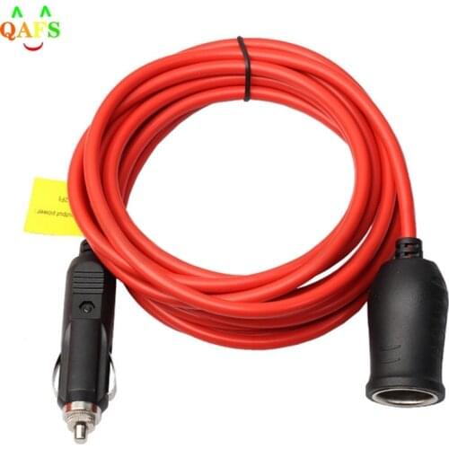 Extension Cable Cord Wire Car Cigarette Lighter Plug Socket 1pc 12V/24V 3.5M Copper