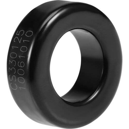 Uxcell 19.3 x 33.7 x 11.3mm Ferrite Ring Iron Powder Toroid Cores Black Gray