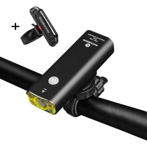 ROCKBROS Bike Light Cycling Headlight Taillight Flashlight Handlebar Lamp Lanterna Bike Accessories Luz Bicicleta Bicycle Light