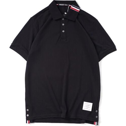 High Unisex New 2020 Classic Red Striped luxury Fashion Casual Polo Shirts Shirt Skateboard Cotton Polos Top Tee S-2XL #AC9