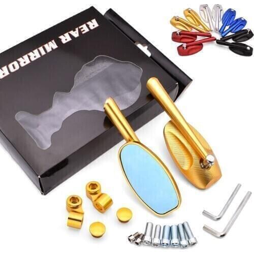 New Motorcycle Rear View Mirror CNC Moto Side Mirrors Billet Aluminum For Honda MSX 125 CB650R CB125R XADV X ADV 750 X11 ST1300