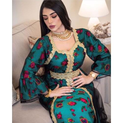 2021 Fashion design womens spring autumn ethnic print embroidery lace mesh maxi long plus size dresses SMLXL