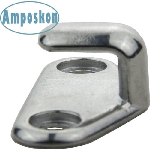 10pcs 316 Stainless Steel Boat Ship Mini J Hook Carabiner For Coat Marine RV Outfitting