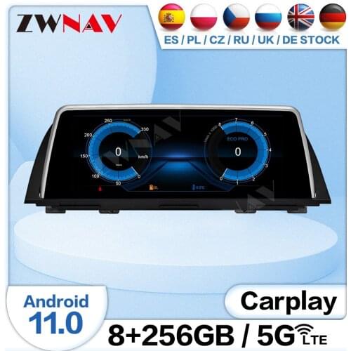 256G Carplay Android 11 Multimedia Screen For BMW 5 Series F10 F18 2013-2017 Car GPS Radio Receiver Auto Audio Stereo Head Unit