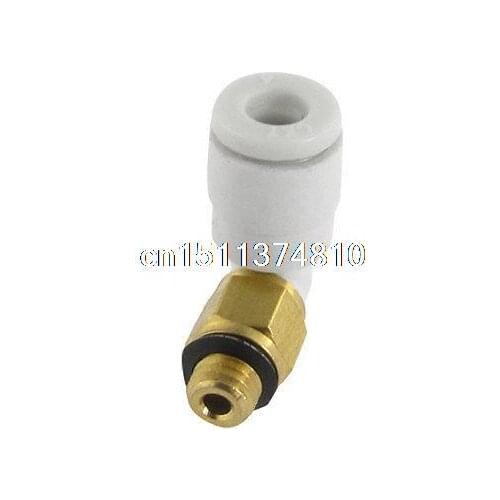 4mm Push In to Connect M5 Thread Elbow Air Pneumatic Fitting Quick Joint