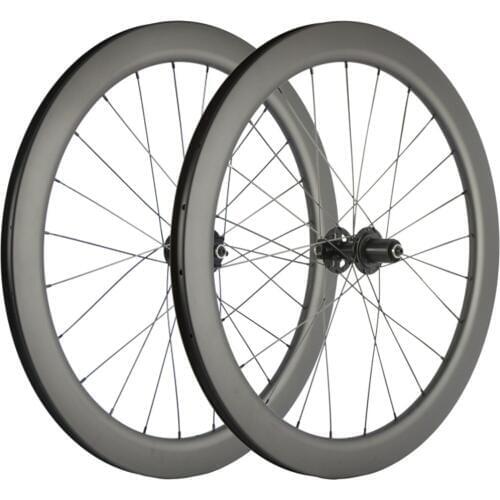 700C Road Disc Brake wheelset SIX BOLTS/CENTER LOCK 55mm Cyclocross Bicycle Wheels Clincher 25mm U shape Carbon Wheelset