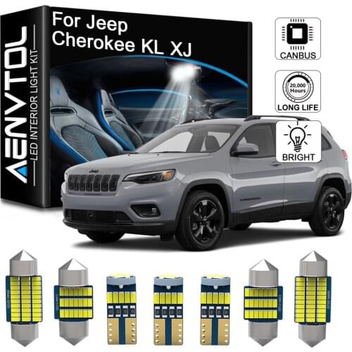 Seker For Jeep Cherokee KL SJ XJ KJ KK Canbus Interior LED Vehicle Lights Accessories Car Inside Parts Map Dome Trunk Lamp Bulb