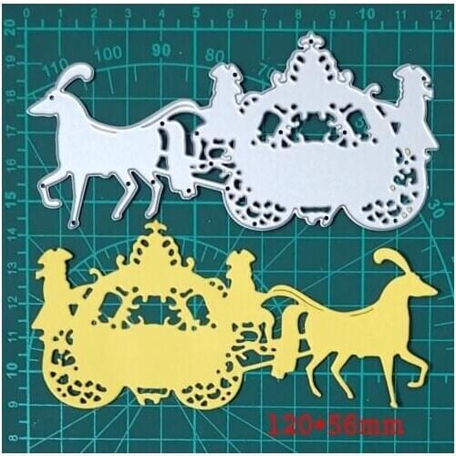 Princess carriage Metal Cutting Dies Stencils For DIY Scrapbooking Card Decorative Embossing Knife Blade Die Mold Template