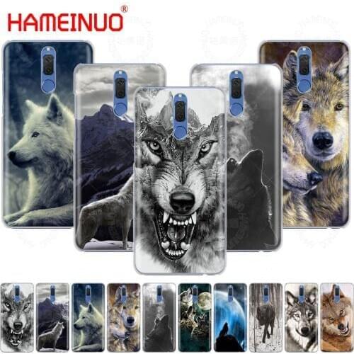 Wolf animal Cover phone Case for Huawei mate 10 lite NOVA 2 2S 3e PLUS LITE huawei P smart 2018 enjoy 7s mate 7 8 9 10 pro