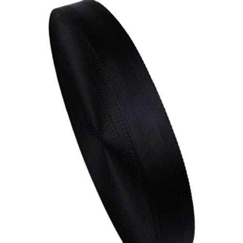 38mm black thick nylon webbing tape/belt/strap