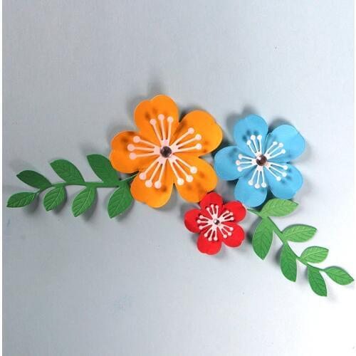 DUOFEN Flowers For Scrapbooking