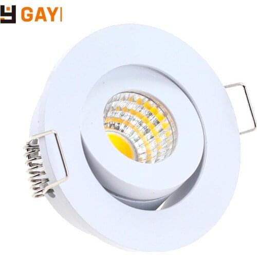Hot LED Waterproof Dimmable COB Downlight Outdoor 3W AC90-260V/DC12V LED Ceiling Spot Light LED Ceiling Lights IP65 Recessed