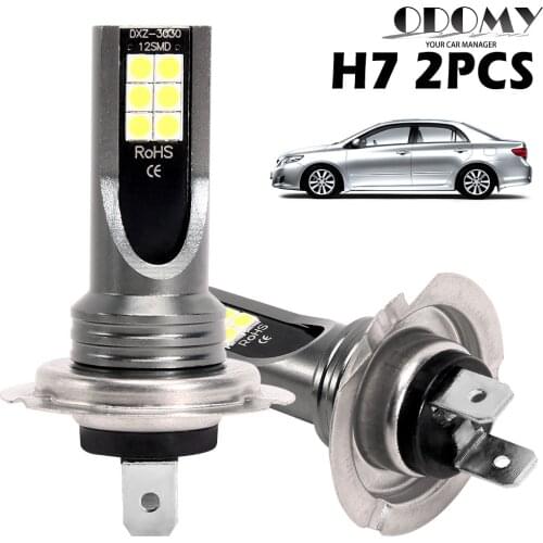H7 led headlight bulb H7 Car CSP LED Fog Headlight Bulbs 6000K White Auto Fog Lamp Day Running Light car lights led headlight
