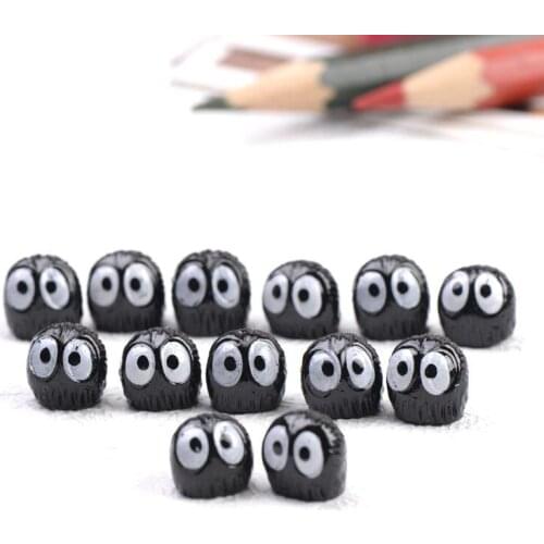 100PCS Moss Micro Landscape Decoration Black Coal Briquettes Diy Black Material Wholesale Home Decoration Miniature Garden