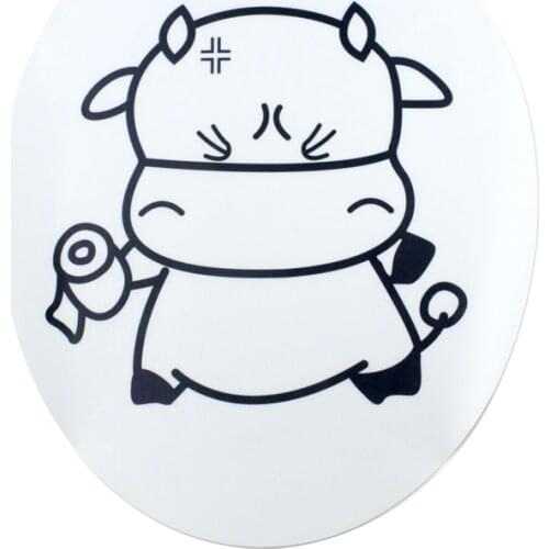 Sweet Cow Toilet Seat Cover Decal Sticker