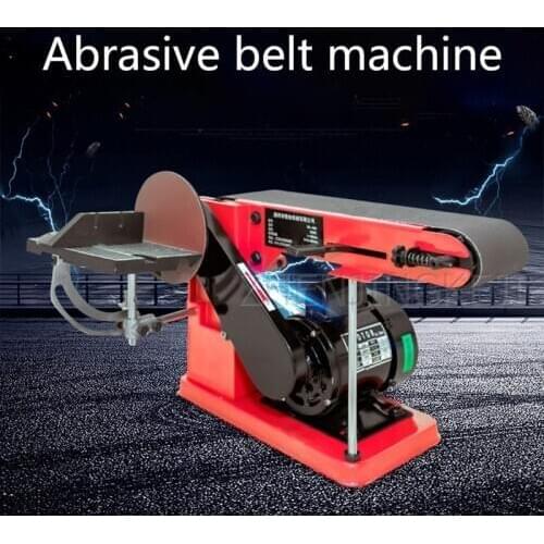 Desktop Multifunction Abrasive Belt Machine Polisher Polishing Grinding Machine Sander Belt Grinder Woodworking Equipment Tools