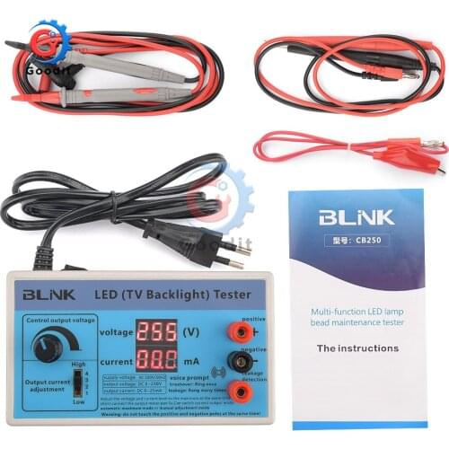 Adjustable Digital LED Chip Tester DuPont male head test hook three-color set suitable for transistor tester