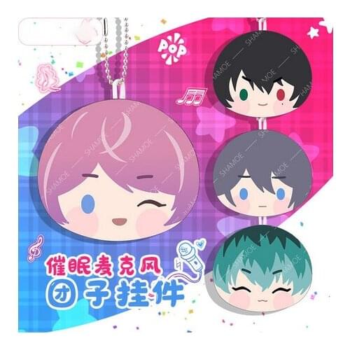 2021 New Division Rap Battle Hypnosis Mic Yamada Ichiro Keychain Gifts Cartoon Plush Dango Bag Pendant Keyring Game Toys Xmas