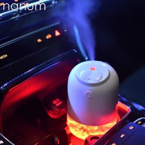 New Car Essential Oil Diffuser Mini Ultrasonic Seal Humidifier LED Night Light USB Aromatherapy Fogger Car Air Freshener
