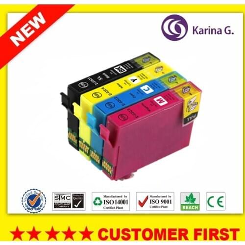 New Compatible For Epson T03D1 T03C1 T03C2 T03C3 T03C4 Ink Cartridge Suit for Epson WorkForce WF-2861 etc