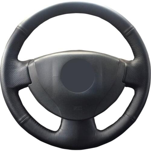 Car Steering Wheel Braid For Renault Logan 1 Sandero 1 Clio 2 Lada Largus 1 Nissan Almera 3 (G15)/Custom Steering Cover