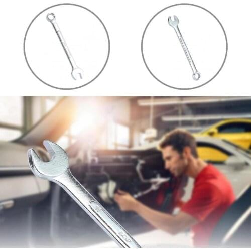 Portable Unique Portable Ring Open End Spanner Sturdy Box End Spanner Labor-saving for Autos