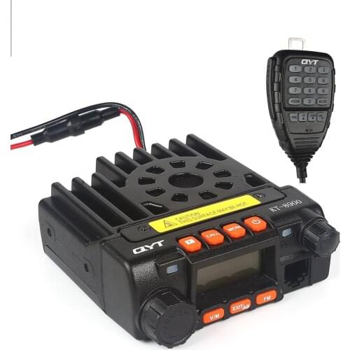 QYT MINI Car Mobile Radio KT-8900 25W CB Radio Dual Band 136-174MHz & 400-480MHz VHF UHF two-way Walkie Talkie FM Transceiver